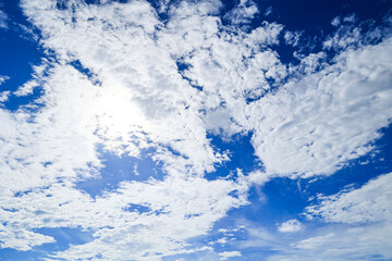 Obraz premium 青空と白い雲