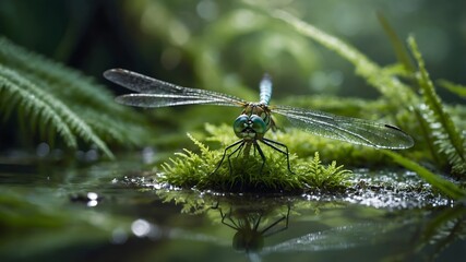 Serenity of the Marsh: The Hine's Emerald Dragonfly