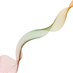 Abstract Wave Lines