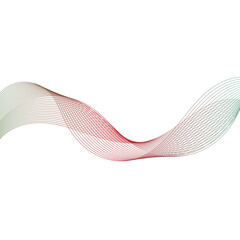 Abstract wavy line