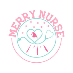 Merry nurse Svg Design