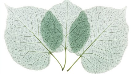 Obraz premium Transparent leaf chlorophyll macro focus