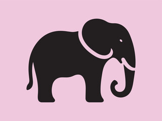 Elephant silhouette vector art white background And  mandala line art illustration pattern art tattoo,