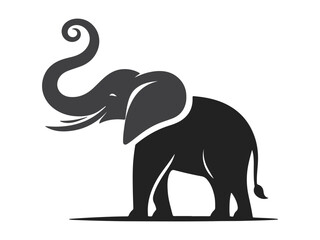 Elephant silhouette vector art white background And  mandala line art illustration pattern art tattoo,