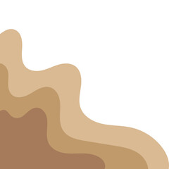 Abstract Wavy Corner