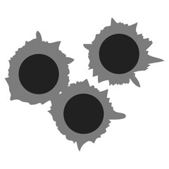 Bullet Hole Vector