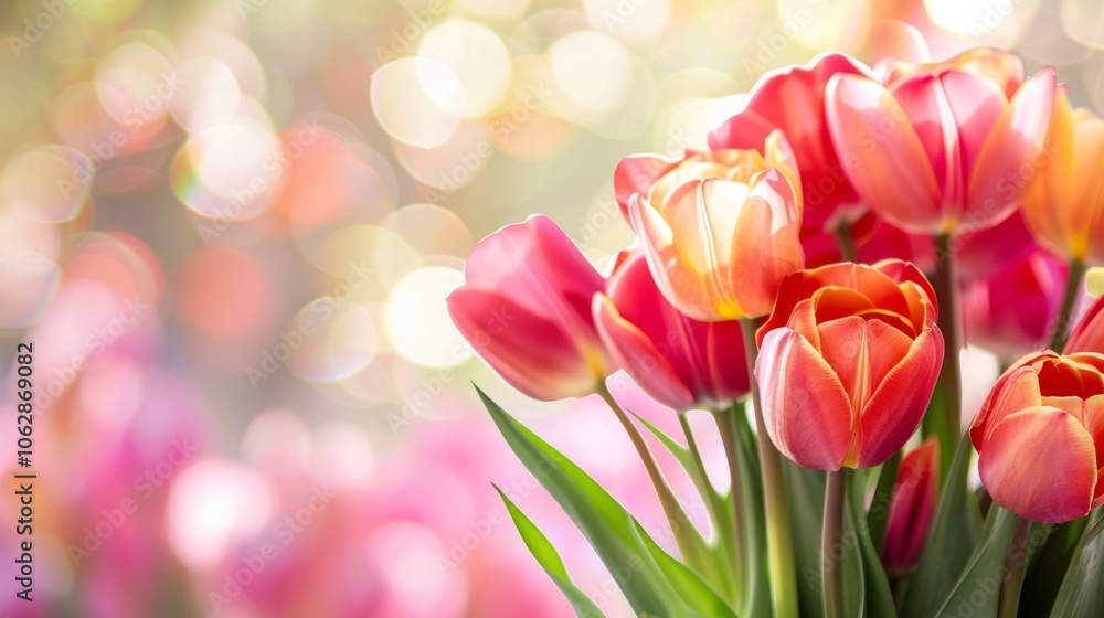 Poster mother's day background with ample room for adding custom text