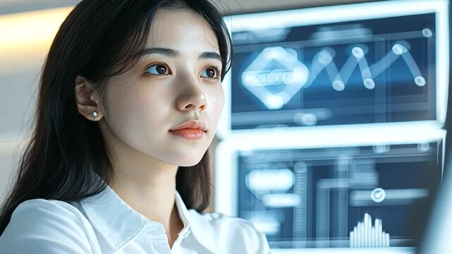 1_Financial Analyst Using Data Analytics Software in Open Office