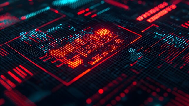 Futuristic Digital Network: A Glimpse into the Future of Technology and Innovation in 2025. Business Plan 2025 Concept