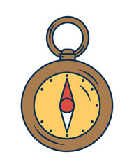 compass travel nautical icon