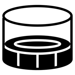 Trampoline Solid Icon