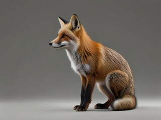 Obraz premium red fox vulpes