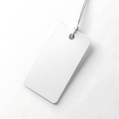 White label mockup on light background