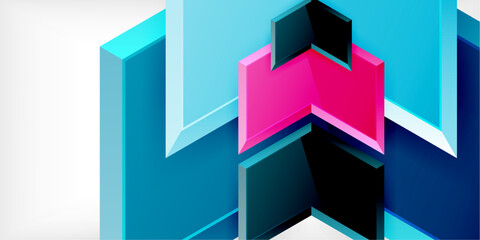 Technology dynamic arrow geometric background. Vector Illustration For Wallpaper, Banner, Background, Card, Book Illustration, landing page