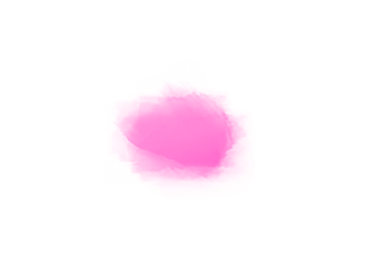Pink watercolor ink blot transparent background