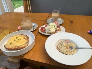 breakfast on the table