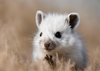 A small furry animal with a white background.
