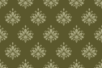 Ikat paisley embroidery on the fabric in Indonesia,India and asian countries, background, curtain, carpet, wallpaper, clothing, wrapping, Batik, vector illustration.