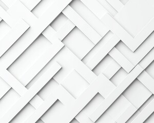 Obraz premium A monochrome abstract design with intersecting lines and shapes, creating a sense of structure and balance, isolated on a white background, high resolution 8K