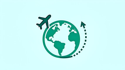 Fototapeta premium green earth globe