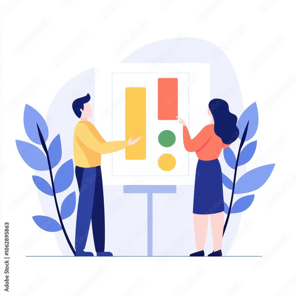Poster market trends analysis with charts and data visualization