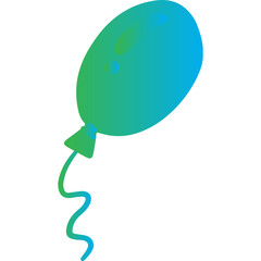 Happy birthday single vector icon