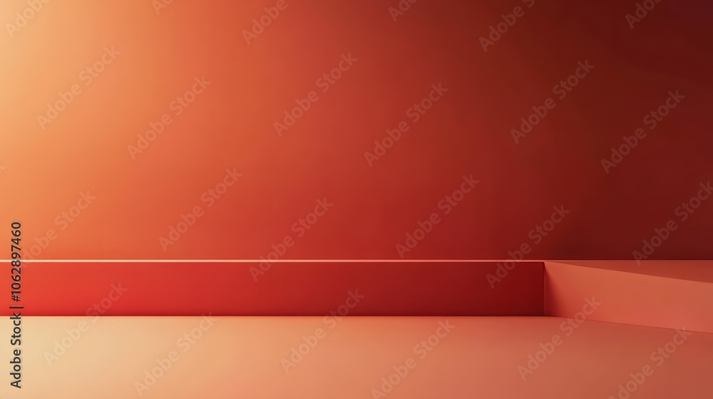 Poster a minimalist backdrop with a smooth, solid color surface for copy space