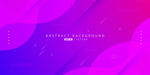 Minimal dynamic purple gradient fluid textured background with 3D style wave liquid color pattern. Eps10 vector