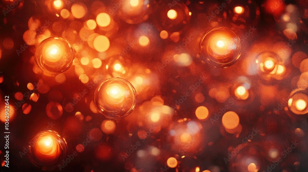 Poster abstract light bokeh background for creative projects