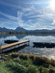 Obraz premium lake and mountains