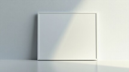 A sleek and modern empty whiteboard in a professional office space, with bright lighting and no distractions,