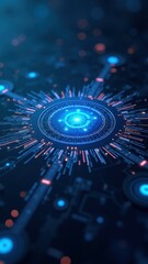 hand holding the data cloud storage device with ai network connection for security privacy internet of business technology