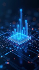 hand holding the data cloud storage device with ai network connection for security privacy internet of business technology