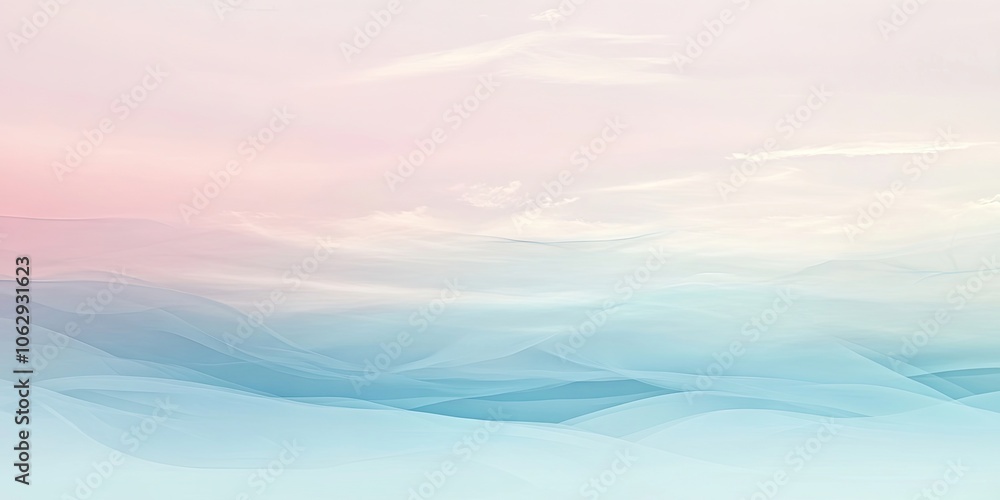 Poster subtle backdrop featuring an abstract gradient composed of gentle pastel hues creates a calming ambi