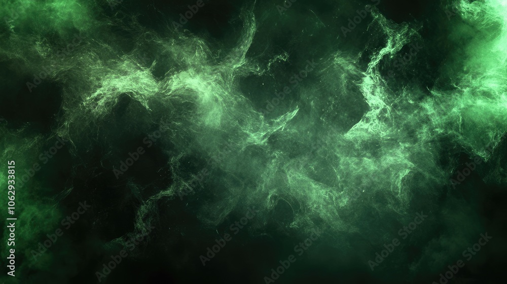 Aufkleber abstract green and black background with light effect creates a vibrant visual experience, perfect f