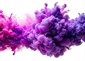 Abstract Purple Watercolor Stroke Design for Fashion Photography Backgrounds and Projects