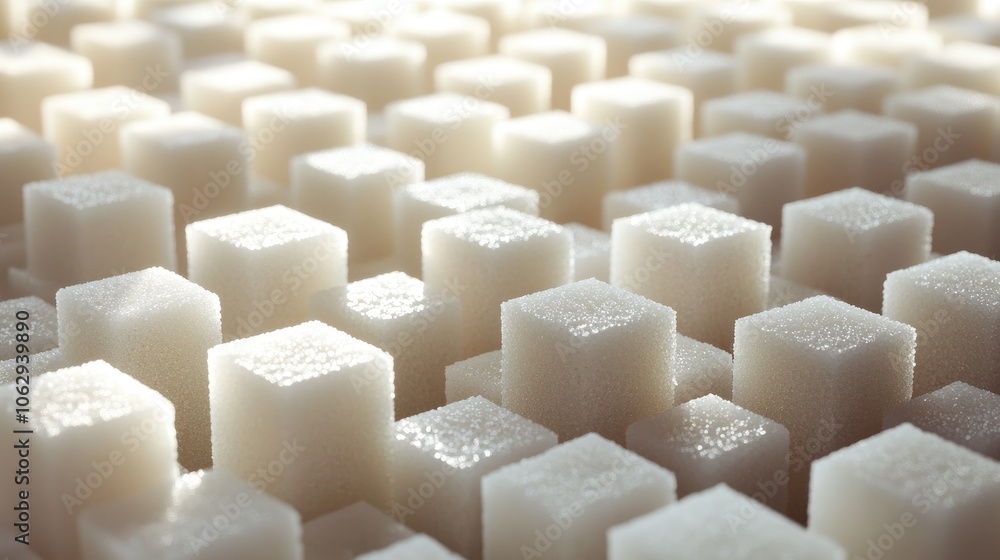 Aufkleber abstract sugar cube background texture for design