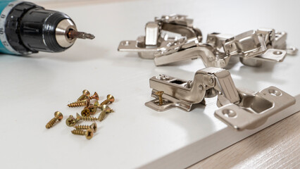 furniture fittings before assembling furniture