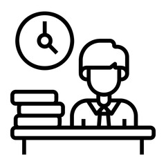 burden Line Icon