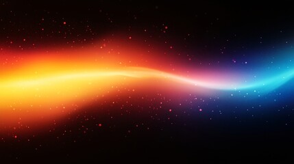 Exploring the Beauty of Colorful Light Waves in an Abstract Design