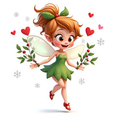 In a world of magic, joy blooms like a flower in springtime, illuminating hearts everywhere, digital illustration of whimsical fantasy concept.