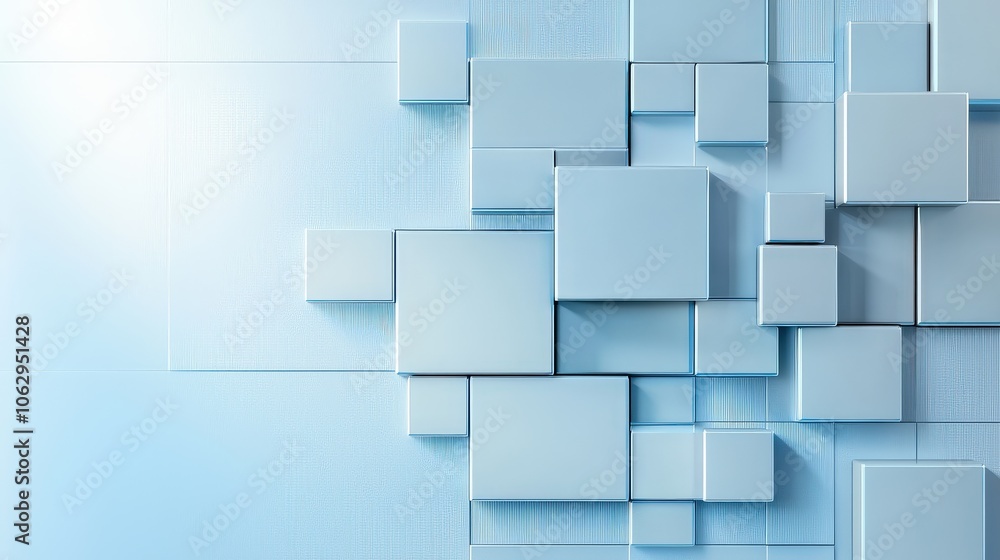 Poster modern tech background with metallic grids and rough textures in light blue, perfect for industrial 