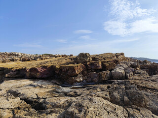 Rocks and sky