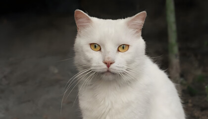 portrait of a cat, generative ai	