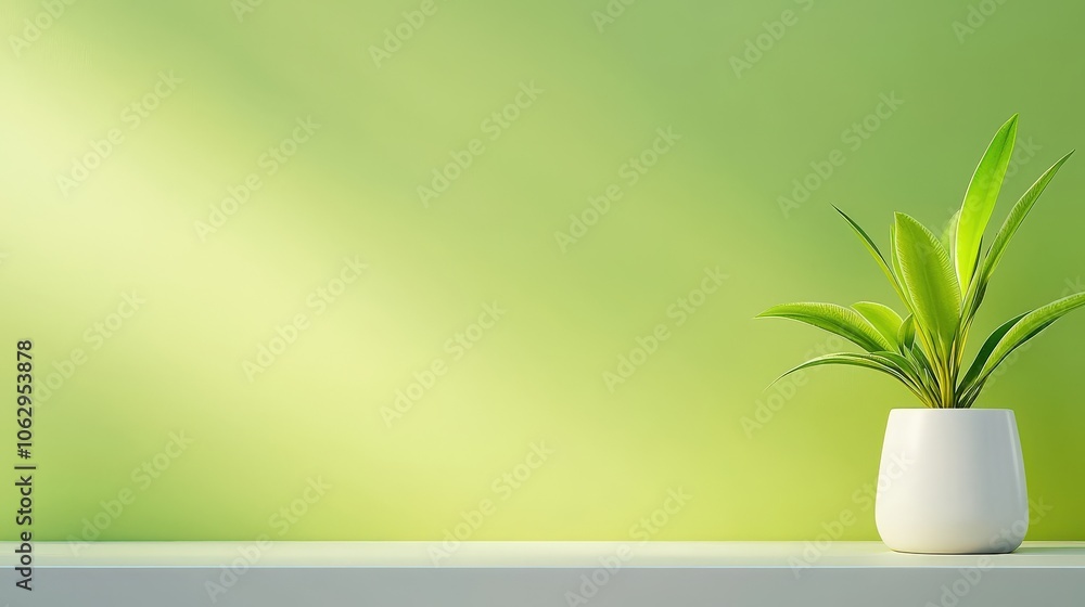 Aufkleber minimalistic green background with a smooth, solid tone, adding a clean and modern touch to layouts.