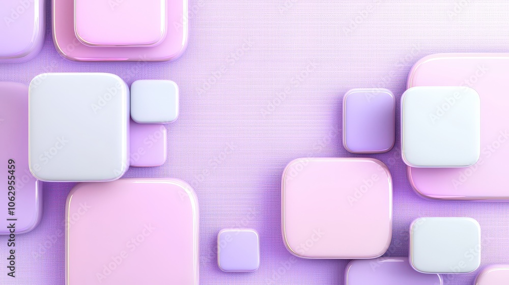 Poster modern purple background featuring geometric grid lines and soft shadows, adding depth and structure