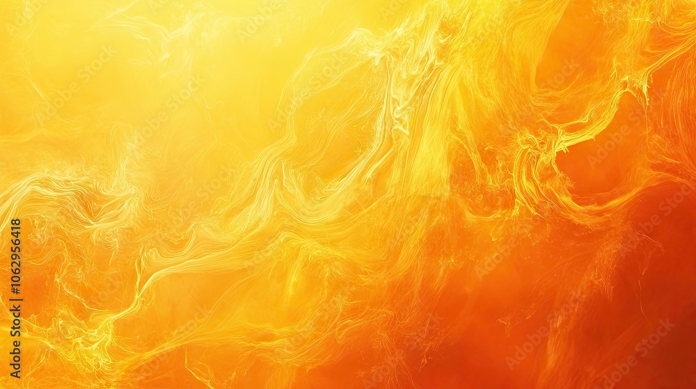 Poster vibrant abstract orange and yellow background creates a striking visual. the abstract orange and yel