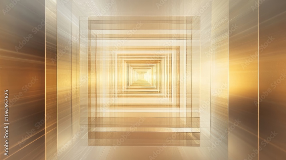 Poster abstract square background with light stripes, creating an art photo that emphasizes geometric shape