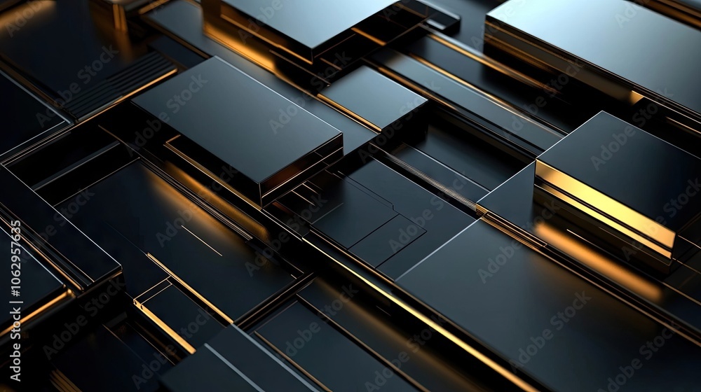 Poster metallic abstract background creates a captivating tech concept, emphasizing innovation and modernit