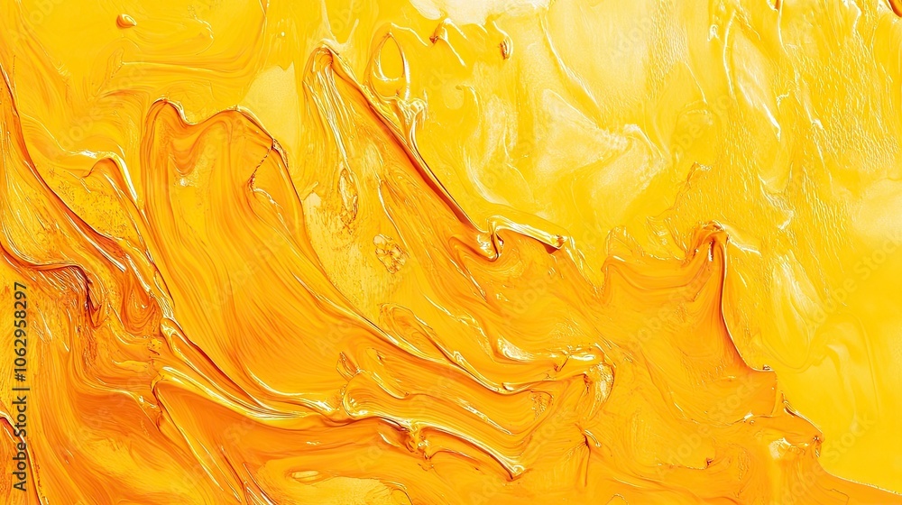 Poster vibrant abstract orange and yellow background creates a striking visual. the abstract orange and yel